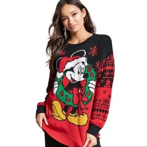 Disney Mickey Mouse Christmas Holiday Ugly Sweater